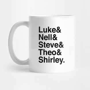 The Haunting of Hill House Characters (Black) Mug